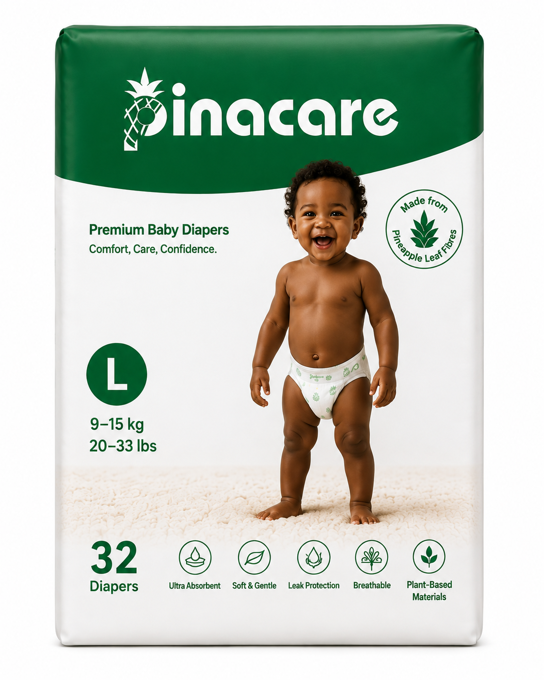 Eco Diaper Pack L